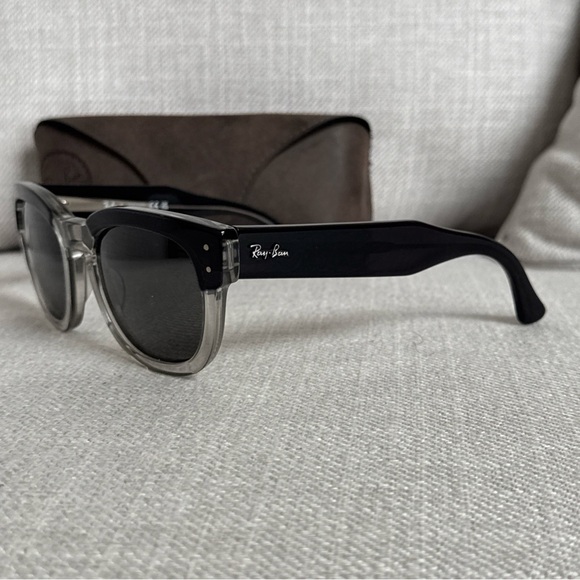 Ray Ban RB0298S Mega Hawkeye Unisex Plastic Sunglass 1396B1 Dk Grey Transp Gray - Picture 5 of 16